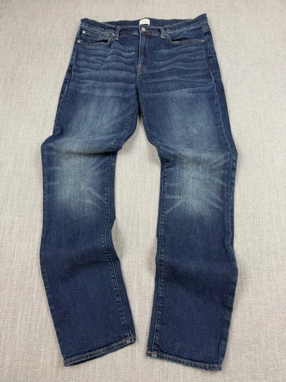 J.Crew 770 Straight Jeans Men’s 34x34 Dark Wash Stretch Denim Classic 5 Pocket